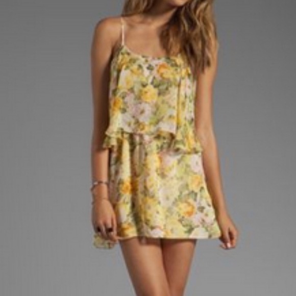 Lovers + Friends Dresses & Skirts - lovers + friend open back floral print dress L